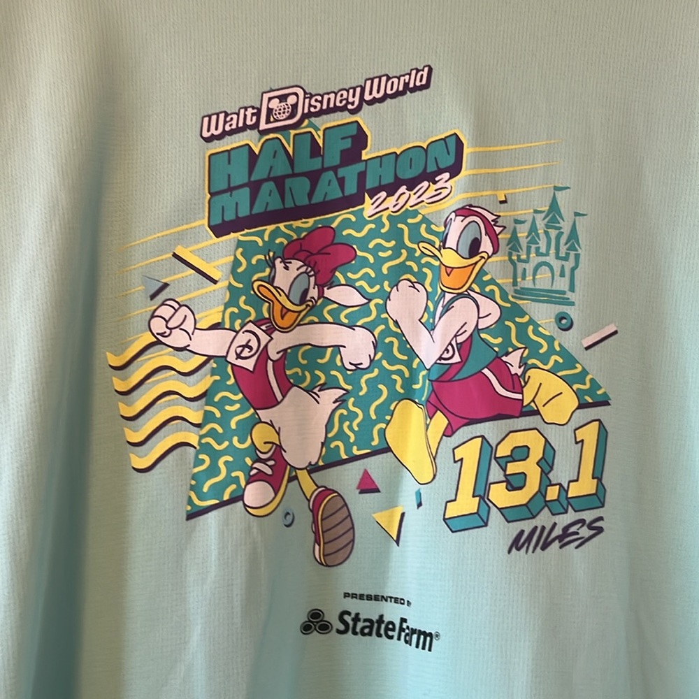 WDW 2023 half marathon long sleeve running top